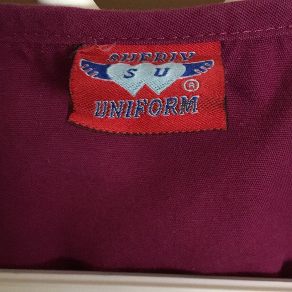 Ladies Scrub Set with Embroidery - Picture 2 of 5